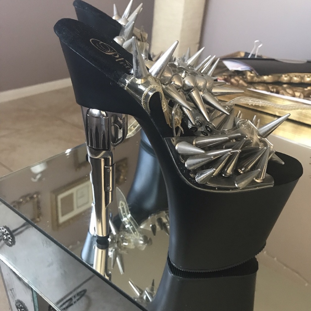 Spike platform heels - Picture 4 of 11